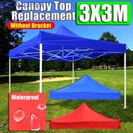 BACK2LIFEM Gazebo Top Cover, 420D Oxford Cloth Waterproof Tent Canopy, Rainproof Pavilion Sun Blocki