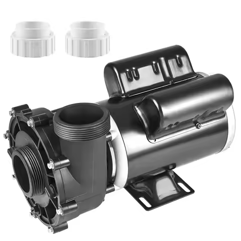 SucceBuy 2 Speed SPA Pump 48/56-Frame AC 110-120V SPA 1.5HP/3HP/4HP High Speed 2'' Port 90° Rotation