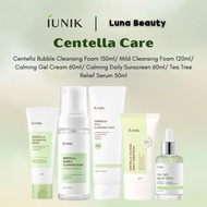 [Iunik] Centella Cleansing Foam/ Calming Gel Cream/ Daily Sunscreen/ Tea Tree Serum