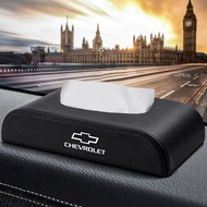 Car tissue box red black PU leather car tissue box for Chevrolet Trax Lacetti Trailblazer Malibuxl O