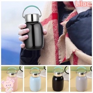 LILAC Stainless Steel Water Bottle, Durable Round Slim Insulated Thermal Water Bottle,  Solid Color Outdoor Hiking Sports Hot Cold Water Bottle