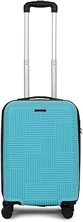 Andaman Textured Zigzag Stripline Unisex Check-in Hardside Cabin Trolley Bag with Secure Number Lock