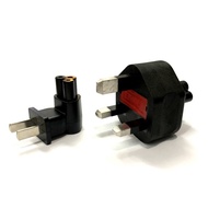 C5 Power Cable Short Adapter Laptop AC Plug L Shape Right Angle 90 Degree