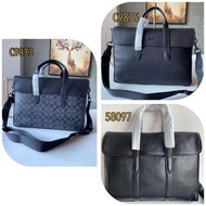 ▪️新款COACH (C9873  )Sullivan系列｜ (C9875  )Sullivan系列｜ 【58097 】男士全皮翻蓋公事包  男士商務公事包