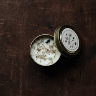 財富 健康 | 草藥能量蠟燭罐 藍鼠尾草