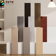 SUYO Floor Tile Sticker, Windowsill Living Room Skirting Line, Home Decor Self Adhesive Wood Grain Waterproof Corner Wallpaper