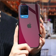 HP GK369 (OPPO A54) OPPO A54 Glass Softcase - OPPO A54 Case - Casing OPPO A54hp - Latest A54 Phone C