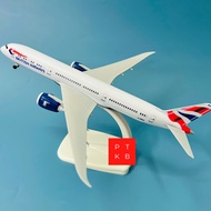 Model Airplane "B787 British Airways" British Airlines High Quality Alloy Scale 1/400 20CM