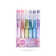 A1 Silky Highlighter Gel – Multicolor Highlighter Set (SET OF 6)