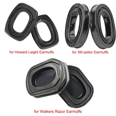 Replacement Ear Pads for Walkers Razor/Howard Leight/3M Peltor Hearing Protection Headset Cushions E