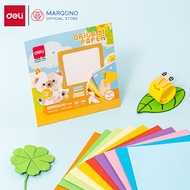 Deli Origami Paper Origami Folding Paper 100 Sheets 10 Colors Size 15x15cm EY015