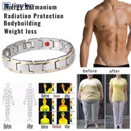 TIMEKEY Fashion Men Women Magnetic Bracelet Health Energy Therapy Arthritis Jewelry B8U4