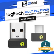 Logitech Bolt Receiver USB-A/ USB-C High Performance Wireless Connection Receiver