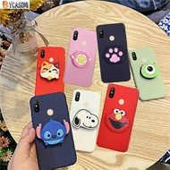 OPPO A59 F1S A57 A39 A37 A71 A73 A79 A83 3D Silicone Cartoon Case With Animal Holder Ring Cover BY