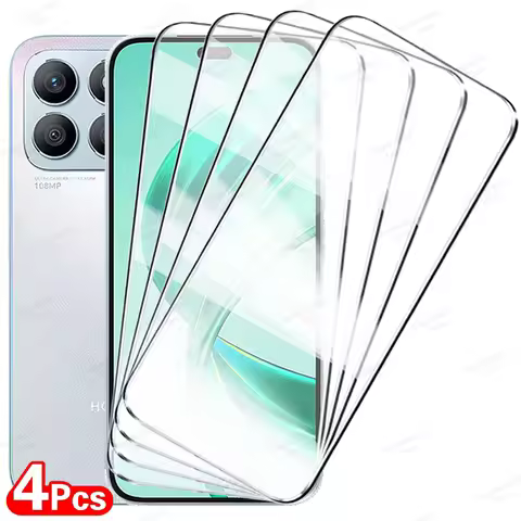 4PCS Screen Protector For Honor X8B X7B 200 Lite X8 X7 X9 X8A X7A 50 SE 90 Lite Tempered Glass For H
