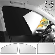 NEW MAZDA 2 3 CX-3 CX-5 CX-8 CX-30 BT-50 Magnetic Car Sunshade Titanium Silver