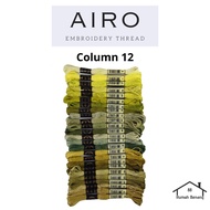 RB88 AIRO Embroidery Thread DMC/ - Column 12 Embroidery Thread Embroidery Kit