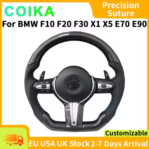 Carbon Steering Wheel For F20 F21 F10 F11 M3 F30 F15 F16 F25 M5 F06 F07 F12 E90 E90 X5 E70 E87 E81 C