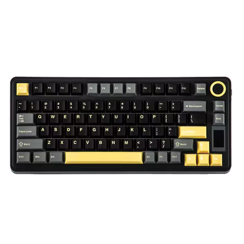 EPOMAKER X AULA EA75 MAX 75% ANSI US Layout Hot-Swap Gasket Wired/BT/2.4GHz Wireless Mechanical Keyb