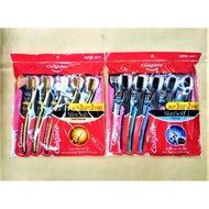 Colgate Slim Soft Charcoal / Gold Charcoal Super Soft Toothbrush Berus Gigi Buy 3 Get 2 Free (5's)