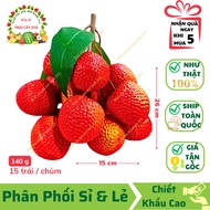Bunch of Lychees 26x15cm Vietnamese Model Thai Technology 99% AUTHENTIC Used for Decoration