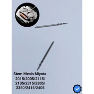 MESIN Miyota Watch Machine Stem Axle Series 2015, 2005, 2115, 2015, 2305, 2315, 2350, 2405, 2415