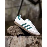 Sepatu Adidas Pria Samba Og White Green (ORIGINAL) - ADIDAS SAMBA