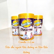 [Combo of 3 cans] Epot sure Diecerna Diabetic Milk 900g for diabetics and pre-diabetics (Epot Sure M