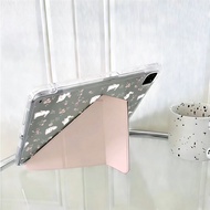 For Samsung Galaxy Tab A8 10.5 (2021)  SM-X200 SM-X205 SM-X207 Y-fold Stand Cover Fashion Cute Carto