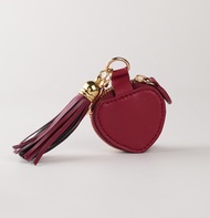 Chow Sang Sang 周生生 Red Heart-Shaped Jewellery Pouch Keychain[DO NOT BUY]
