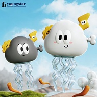 YOUNGSTAR Creative Magical Clockwork Chain Clouds Black Clouds White Clouds Twist Dancing Corn Fun T