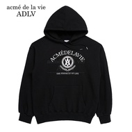 Acme de la vie | เสื้อสเวตเตอร์คอกลมแขนยาวลายโลโก้ตัวอักษรสไตล์เกาหลีแฟชั่นฤดูใบไม้ร่วง ผ้าฝ้ายแท้ 1