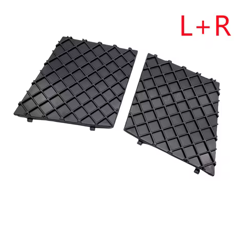 Car Front Bumper Cover Lower Mesh Grill Plate Trim Cap 51117897186 51117897184 For BMW 5 Series E60 