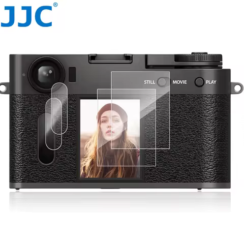 JJC Screen Protector for FUJIFILM X Half 9H Hardness Tempered Glass for for FUJIFILM X Half Digital 