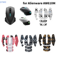 [cxGYMO] Sweat-Resistant Mouse Grip Tape Stickers For Dell For Alienware AW610M Mouse Anti Slip Skin Self-Adhesive Pre-Cut  HDY