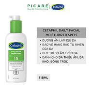Sữa Dưỡng Ẩm Chống Nắng Dịu Lành Cho Da Nhạy Cảm Cetaphil Daily Facial Moisturizer SPF15 118ml