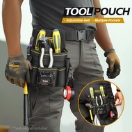 Tool Belt Set, Includes Small Tool Pouch, Electrician and Carpenter Tool Pouch with Belt Clip, and G