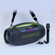HOPESTAR ลำโพงบลูทูธ A60 ULTRA 450W มีแถมไมค์ลอย1อัน มีลูกเล่นไฟRGB ปรับเบสได้3ระดับ ของแท้100%