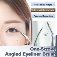 150 folded angle Eyeliner brush eyeliner brush Vshaped tip Detail Eyeliner Silhouette Concealer Thic
