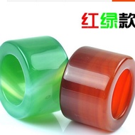 Red Agate Wrench Chalcedony Men Women Style Ring Red Agate Ring Red Chrysoprase Wrench Finger