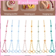 NAV Baby Gear Toy Strap  Grade Silicone Tether 1 Drag 2 Design for Strollers Car Seat Cribs Multi Co
