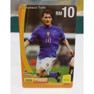 Vintage Collectibles Used (No Credit) Digi Prepaid - Francesco Totti