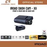 IROAD X11 64GB Front & Rear QHD 2K Dash Cam Dual Channel Sony Starvis Sensor Rear HDR.