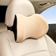 Automotive Headrest Car Four Seasons Car Ice Silk Pillow Neck Pillow Lumbar Support Pillow Set u3Xu