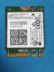 Intel® Dual Band Wireless-AC 7265/7265NGW筆電無線網卡+藍芽4.0/M.2 良品