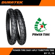 Power Tire Dual D601 6ply Tube Type Tire – size 17 and 19