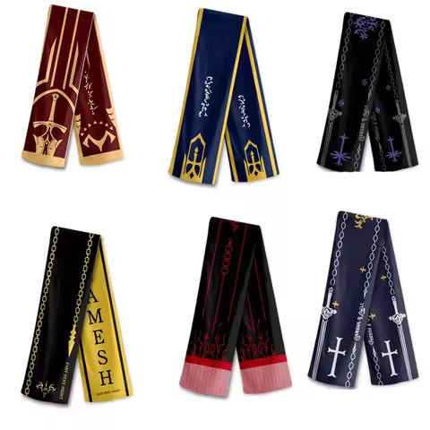 F GO Anime Saber Alter Ruler Cosplay Assassin Gilgamesh Warm Soft Scarf