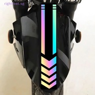 rightfeel.sg Motorcycle Mudguard Car Sticker Reflective Arrow Safety Warning Decal Sticker New