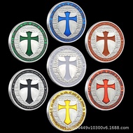 Ready Straw7 Style 1 Ounce Silver Plated Knight Cross 1 Ounce Commemorative Medal Medal Coin 5286