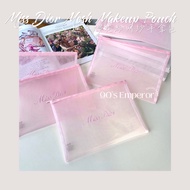 【READYSTOCK】MISS DIOR- Sakura Pink Mesh Nylon Makeup Pouch Stationery Bag VIP free Gift Limited Edit